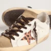 Women's Super-Star with leopard print and Swarovski crystal star