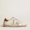Women's Super-Star with shearling lining and silver glitter star