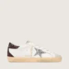 Women's Super-Star with silver glitter star and brown glitter heel tab