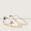 Women's Super-Star with silver glitter star and brown glitter heel tab