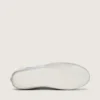 Women's Super-Star with silver sparkle foxing and metal stud lettering