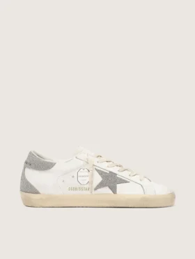 Women’s Super-Star with silver Swarovski crystal star and heel tab