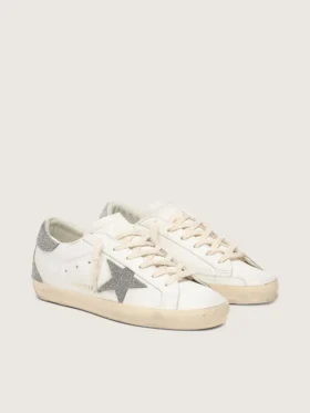 Women’s Super-Star with silver Swarovski crystal star and heel tab