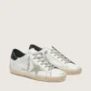 Women's Super-Star with suede star and blue heel tab