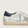 Women's Super-Star with suede star and blue heel tab