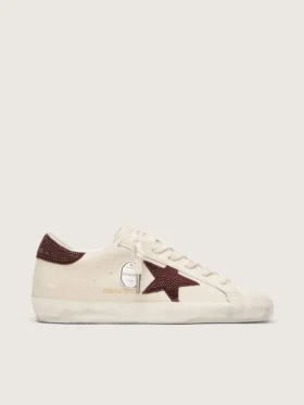 Women’s Super-Star with suede star and heel tab with Swarovski crystals