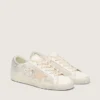 Women's Super-Star with Swarovski crystals and smoke gray leather star