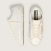 Women's Super-Star with Swarovski crystals and smoke gray leather star