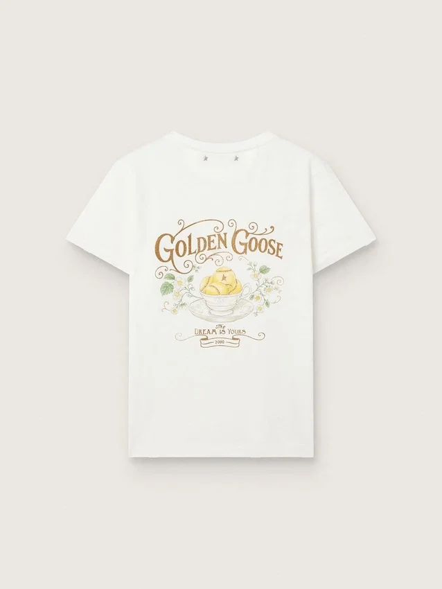 Women’s T-shirt with print on the back