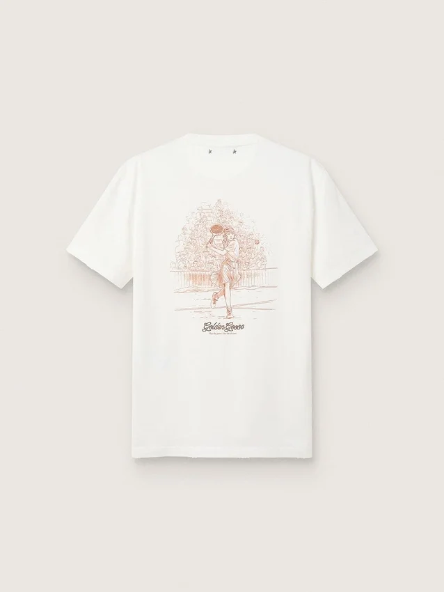 Women’s T-shirt with print on the back