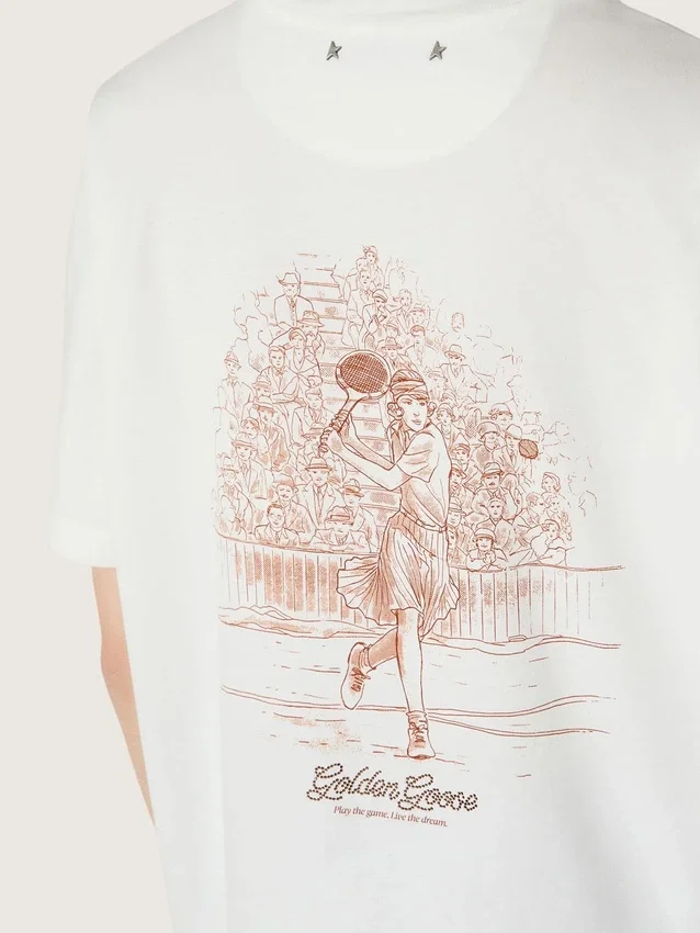 Women’s T-shirt with print on the back
