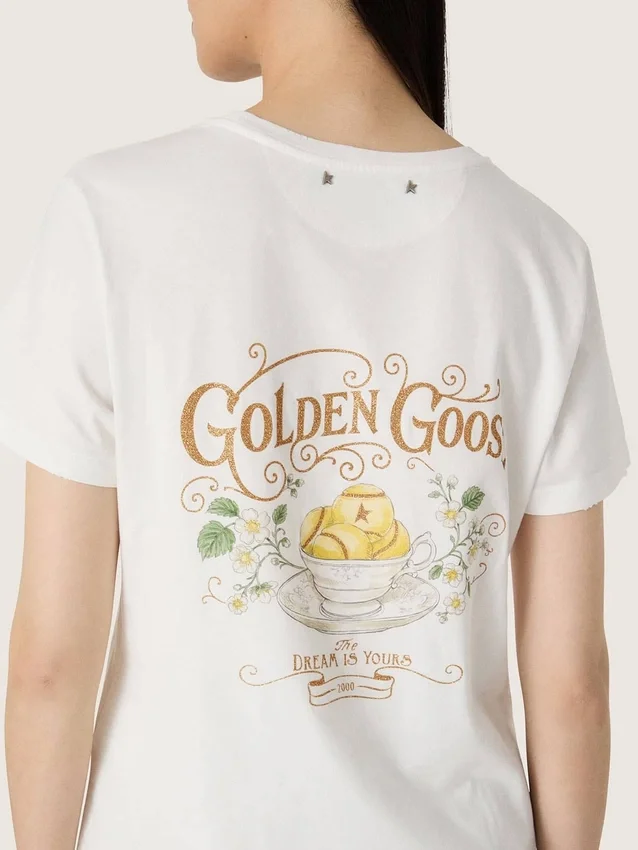 Women’s T-shirt with print on the back