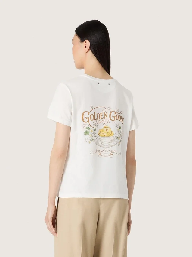Women’s T-shirt with print on the back