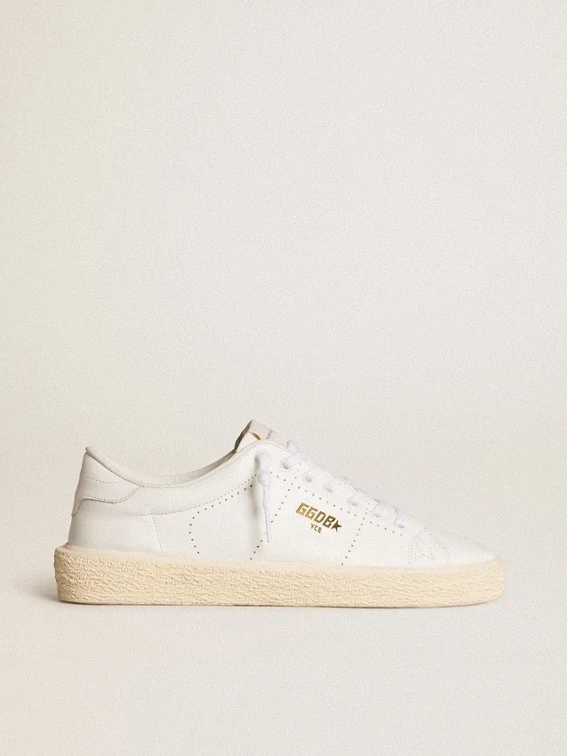 Women’s Tennis in white leather
