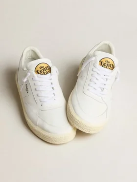 Women’s Tenth Star in white leather