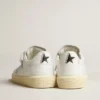Women's Tenth Star in white leather