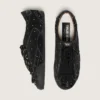 Women's True-Star in black suede with Swarovski crystals and black leather star