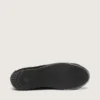 Men's True-Star in black suede with Swarovski crystals and black leather star