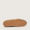 Men's True-Star in tobacco-colored suede with white star and platinum heel tab