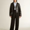 Women's True-Star in tobacco-colored suede with white star and platinum heel tab