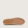 Women's True-Star in white nappa leather with gold star and beige suede heel tab