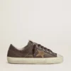 Women's V-Star in brown nubuck with tobacco-colored suede star