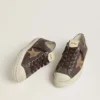 Women's V-Star in brown nubuck with tobacco-colored suede star