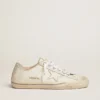 Women's V-Star in vintage effect leather