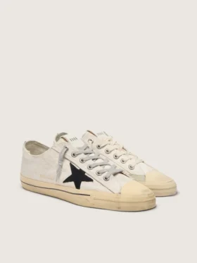 Women’s V-Star with black suede star and embroidered lettering