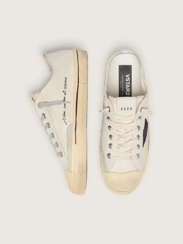 Men's V-Star with black suede star and embroidered lettering