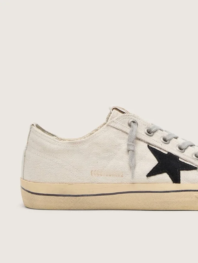 Men's V-Star with black suede star and embroidered lettering