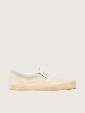 Women’s VCE Penstar in beige suede and pearl-colored sequins