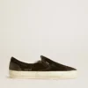 Women's VCE Penstar in black suede with black leather heel tab