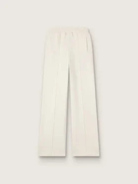 Women’s white cotton joggers