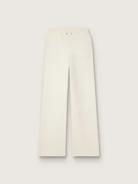 Women’s white cotton joggers
