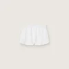 Women's white double-layer sports shorts