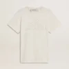Women's white T-shirt with print on the front