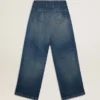 Women’s wide-leg medium wash CNY jeans