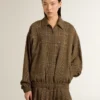 Women's wool bomber jacket