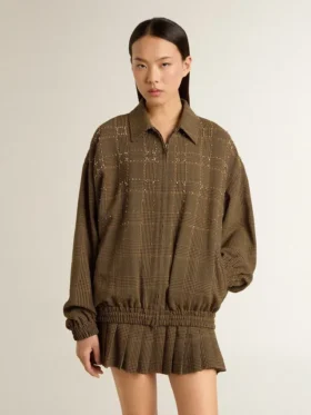 Women’s wool bomber jacket