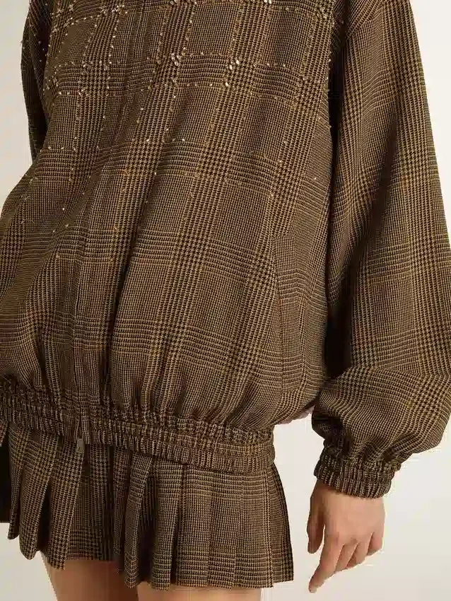 Women's wool bomber jacket