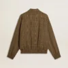 Women's wool bomber jacket