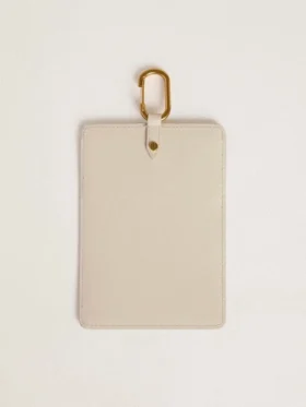 Worn white document holder