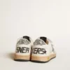Young Ball Star in nappa with silver glitter star and heel tab