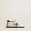 Young Ball Star with blue metallic leather star and heel tab