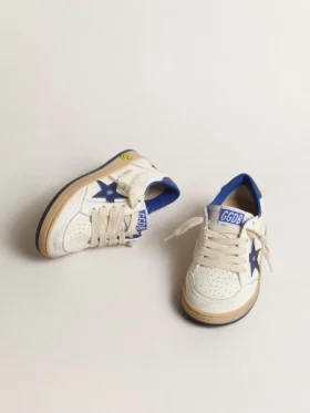 Young Ball Star with blue metallic leather star and heel tab