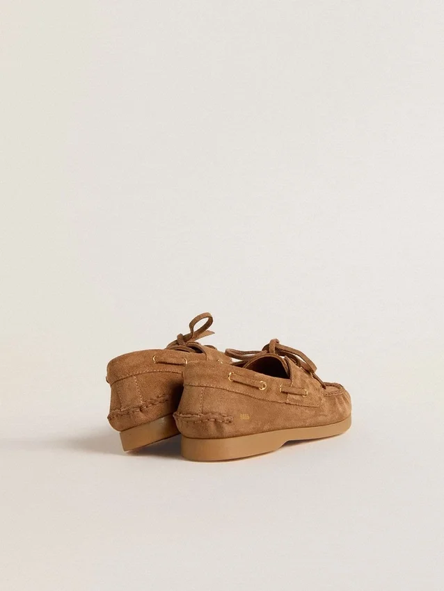 Young Cruise loafer in light brown suede