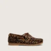 Young Cruise loafers in leopard-print pony skin