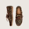 Young Cruise loafers in leopard-print pony skin