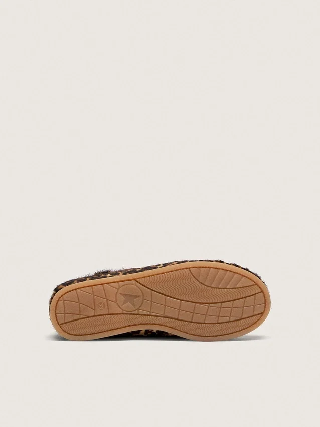 Young Cruise loafers in leopard-print pony skin